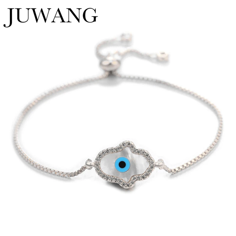 Турецкий синий браслет со сглаза микро проложить Циркон женские браслеты с