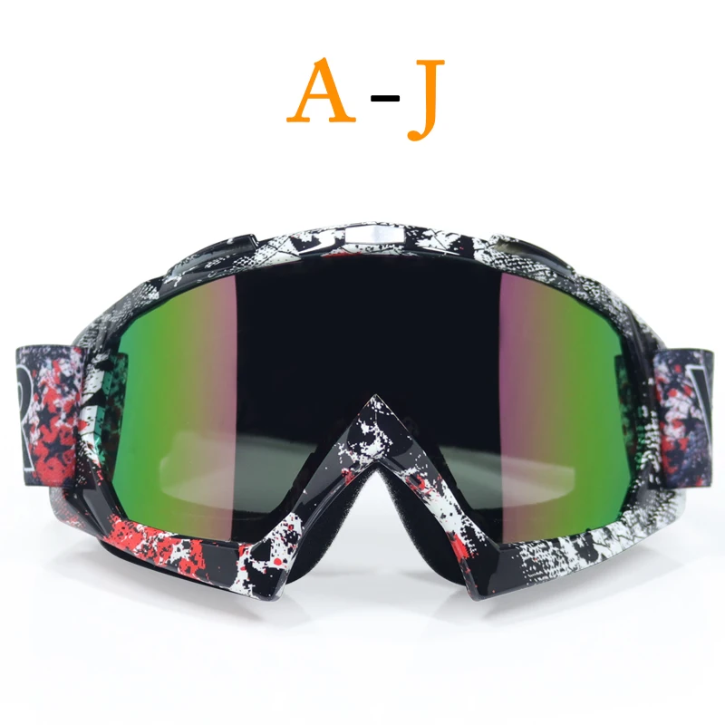 Очки для взрослых мотокросса мотоцикл Скутер ATV MX внедорожные УФ защитные очки мотоцикл Велоспорт шлем очки - Цвет: F2