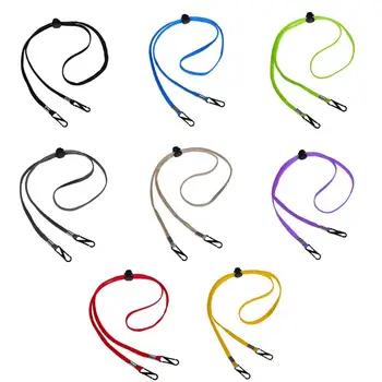 

10Pcs Face Mask Adjustable Lanyard Bucket Hat Chin Cord Windproof Buckle Strap X7XC