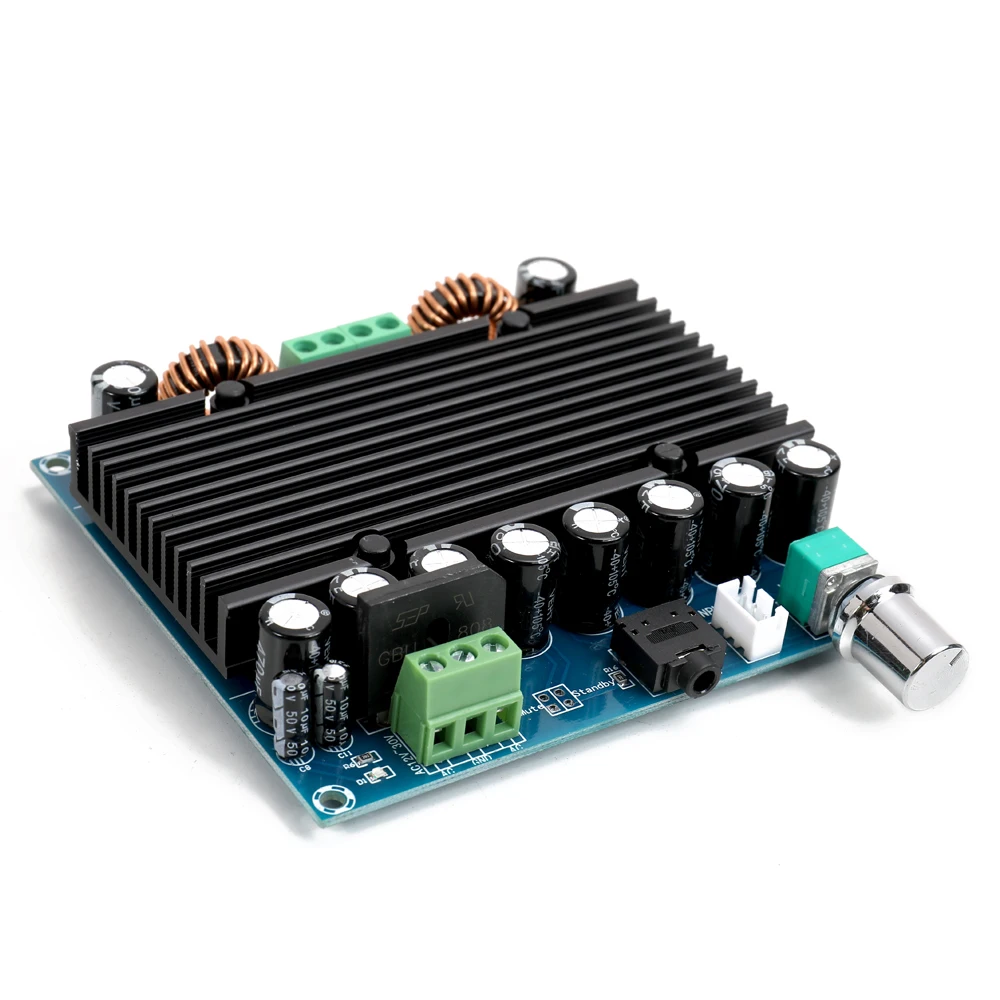 

Hot TDA8954 HiFi 210W*2 High Power Practical Digital Amplifier Dual Channel Audio Amp Board Power Amplifier by Dual Power Source