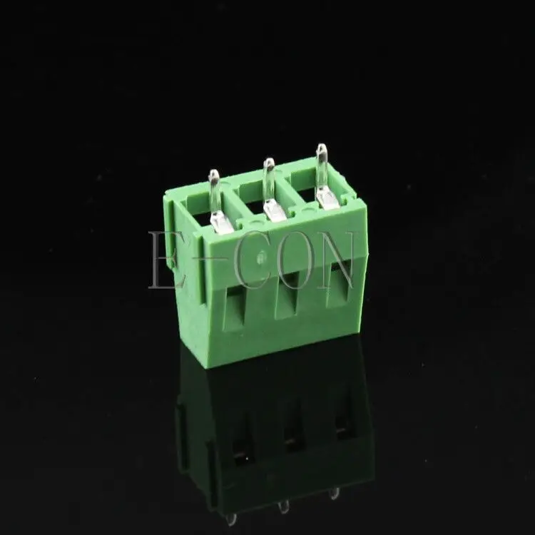 10 шт. разъем KF128-3 Pin 5,08 мм/0,2 ''прямой PCB Универсальный винтовой клеммный блок