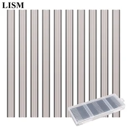 LISM – lames de raboteuse Portable à pointe en carbure, 82mm, pour la coupe de bois doux et durs, 10 pièces/ensemble 