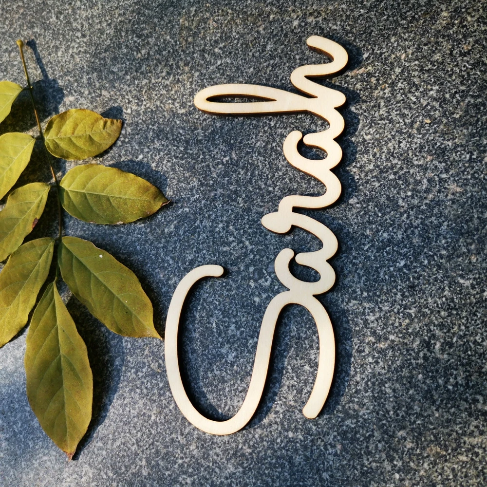 Personalized Baby Shower Wooden Name Signs, Custom Children Name Wall Decor Color Wooden Letters, Wall Wooden Names  Letter (3)