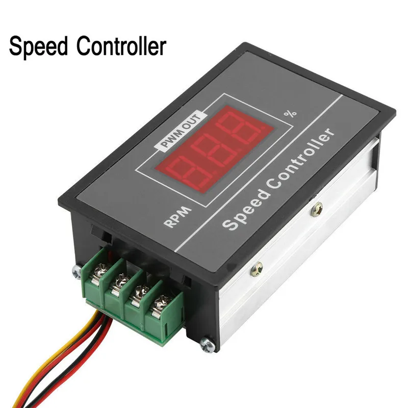 DC6-60V 30A ШИМ контроллер скорости двигателя постоянного тока Start Stop Switch