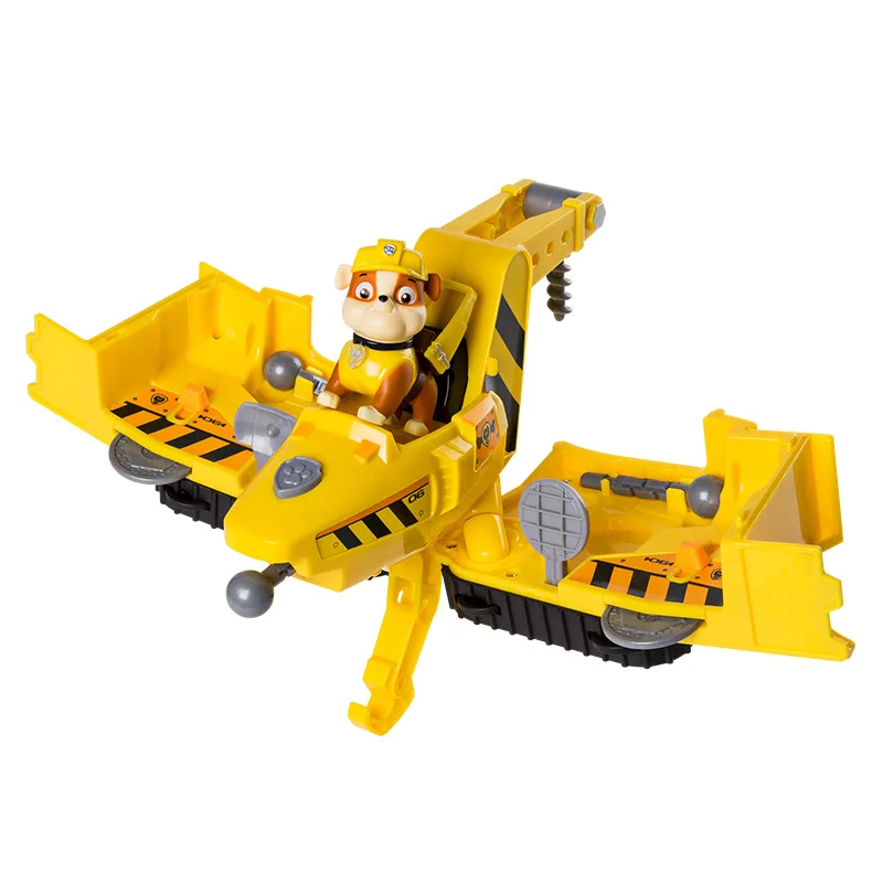 

Paw Patrol Deformation Toy Aircraft Puppy 2 In 1 Set Aircraft Child Assembly Deformation Projectile Birthday Party Gift 4f