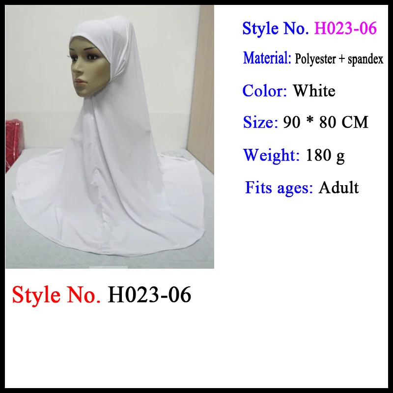 women khimar hijabs Мусульманская женщина Khimar Джерси Хиджаб Шапки головной убор Блестящий капот накладной длинный платок Hijaab Исламская одежда - Цвет: women khimar hijabs
