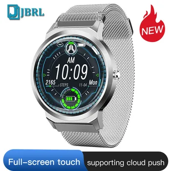 

Steel Full Touch Digital Watch Men Electronic Wrist Watch Women Digital Watch Fitness Tracker Heart Rate Lady Clock Bluetooth