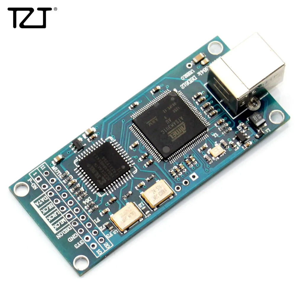TZT Hi Fi Combo384 USB к I2S цифровой интерфейс обратитесь Amanero IIS поддержка DSD512 32 бит 384K