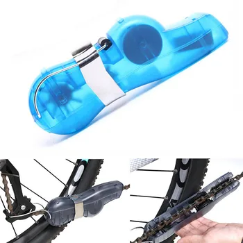 

2020 New Arrivals Portable Bicycle Chain Cleaner Bike Brushes Scrubber Wash Tool Mountain Cycling Cleaning Kit Outdoor Accessory