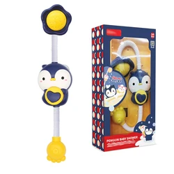 Jouets de bain pour enfants, jeu de douche à pulvérisation d'eau, pingouin, jouet de bain pour bébé 