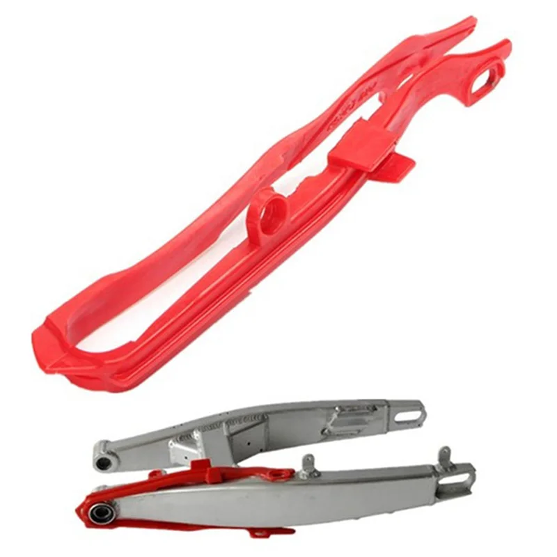 New plastic Red chain slider guard for CR 125 CR 250 CRF 250R CRF 450R CRF 250X CRF 450X