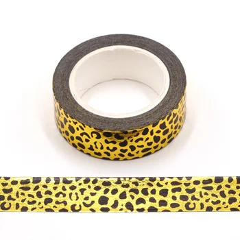 

10m Decor Japanese Paper Washi Tape Hearts Copper Foil Black DIY Planner Masking Tapes School Office Supplies Foil washi tape