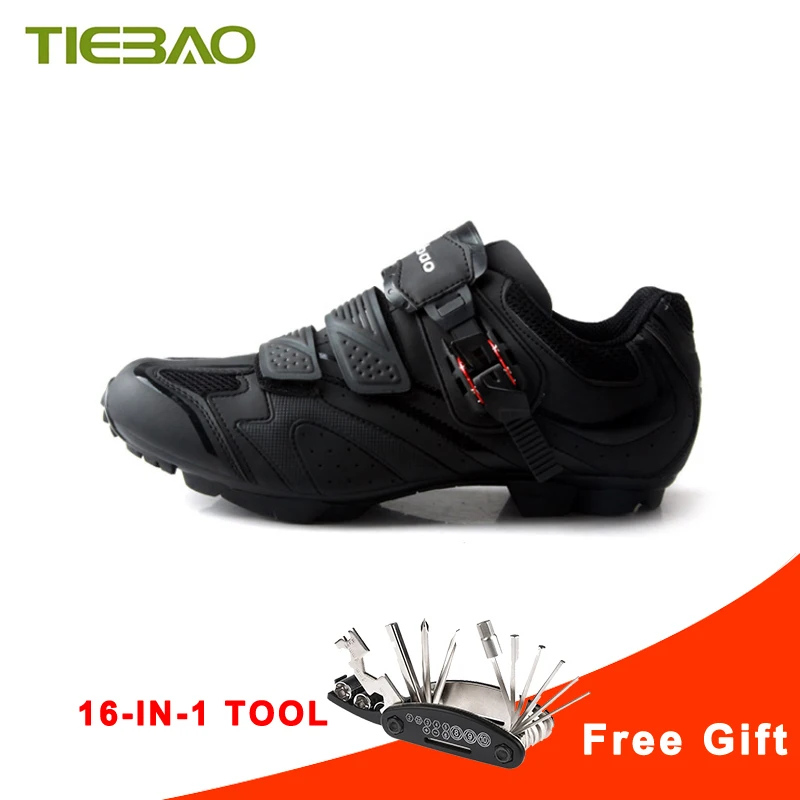 Package 3 for 1407 B Tiebao sapatilha mtb Велосипеды кроссовки 16 в 1 инструмент для ремонта велосипедов Горный велосипед обувь самофиксирующаяся дышащая обувь - Цвет: Package 3 for 1407 B