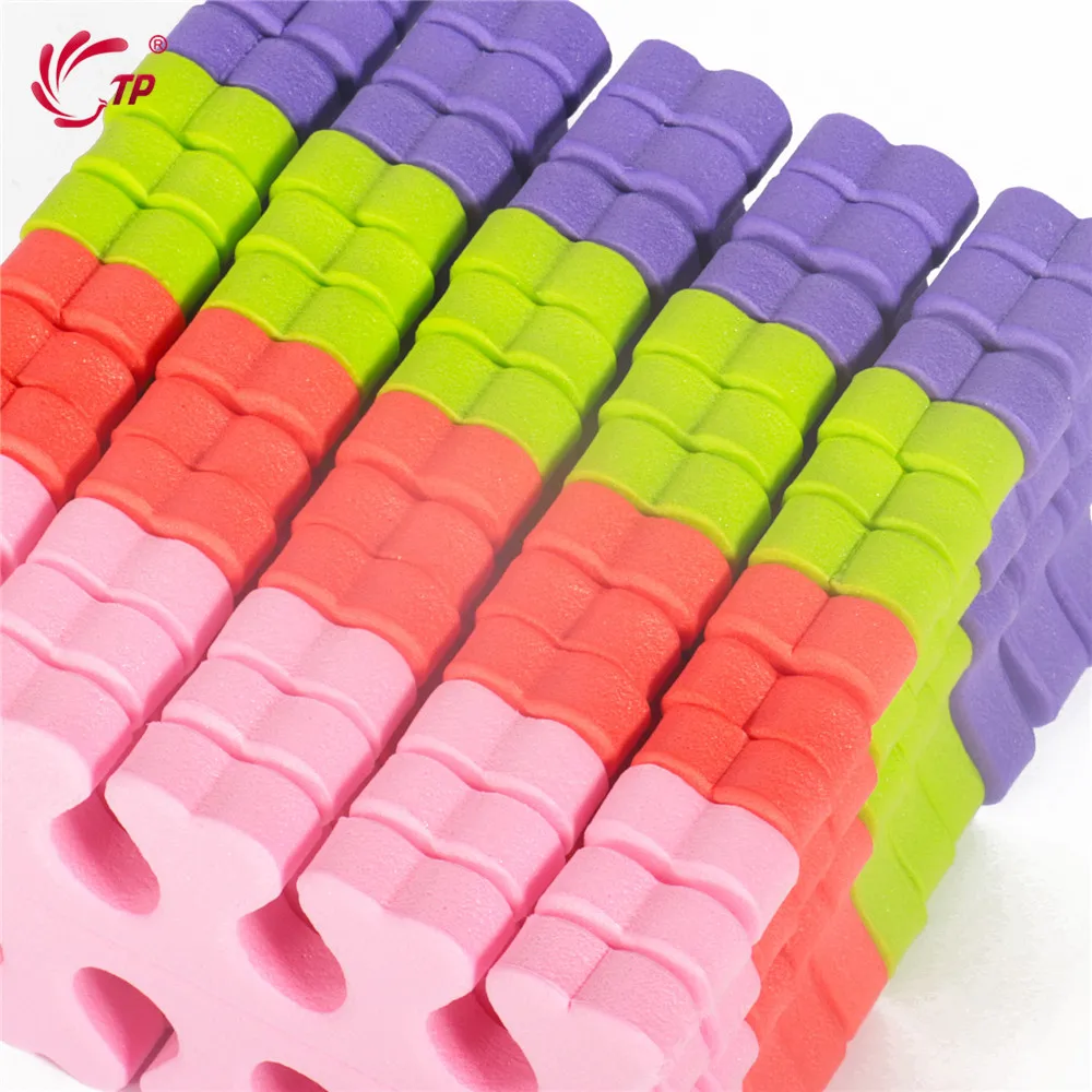 100pcs/Pack Toes Separators Professional Nail Art Fingers Foots Sponge Soft Gel UV Beauty Tools Polish Manicure Pedicure Divider