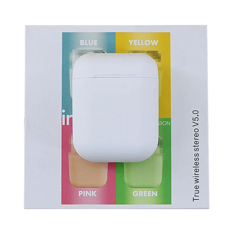 Matte white Bluetooth наушники HD стерео беспроводные наушники, TWS гарнитура поддержка pop-up Touch - Цвет: Matte white