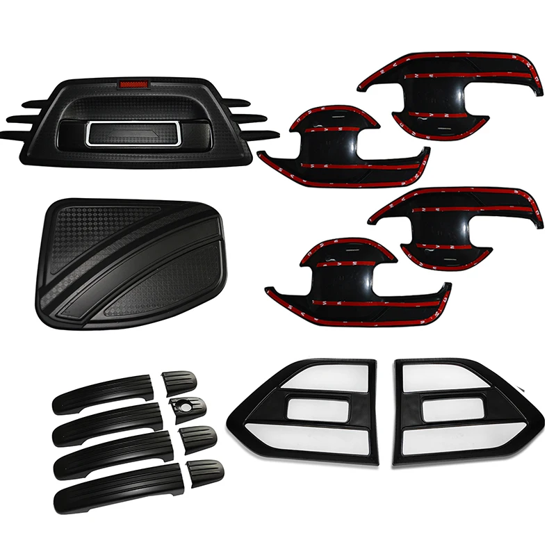 Аксессуары для автомобиля и внешнего освещения хромированный стильный черный