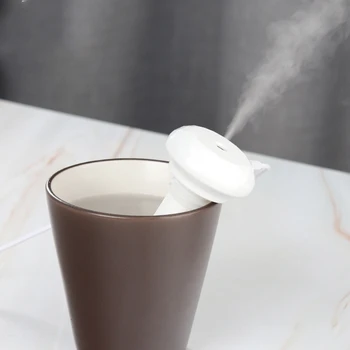 

White Adjustable Height Donut USB Humidifier Portable Ultrasonic Mist Maker Aroma Diffuser for Home Office Air Humidifiers