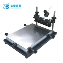 Ручная печатная машина для шелкографии печатной платы/печатная плата Высокоточный 320*440 Трафаретный принтер