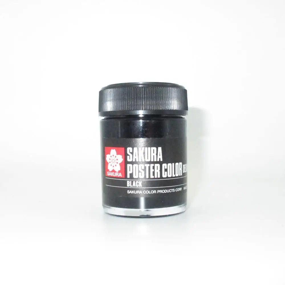 SAKURA Poster Color Deluxe Black Color Japan