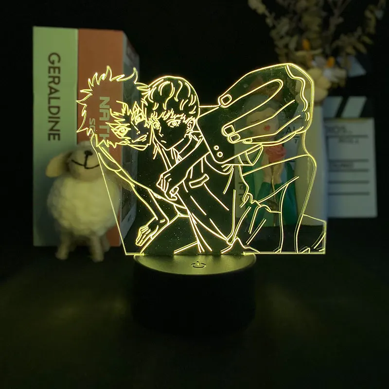 

Japanese Anime JoJo Bizarre Adventure Noriaki Kakyoin 3D Night Light Colorful for Bedroom Decor Light Birthday Gift Manga Lamp