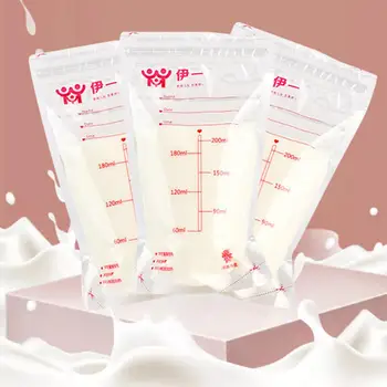 

30Pcs / Lot Baby Breast Milk Storage Bag Liquid 200ML Safe Food Storage Bags One-time Use Breast Milk Freezer Bags