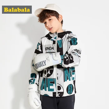 

Balabala Children jacket boy trend 2020 new spring & autumn personality fashion design cool casual sports jacket