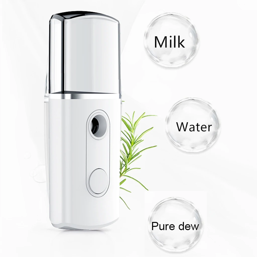 20ml Nano Portable Cold Sprayer Facial Mister Hydrator Refillable Vapor Spray Mini Face Humidifier