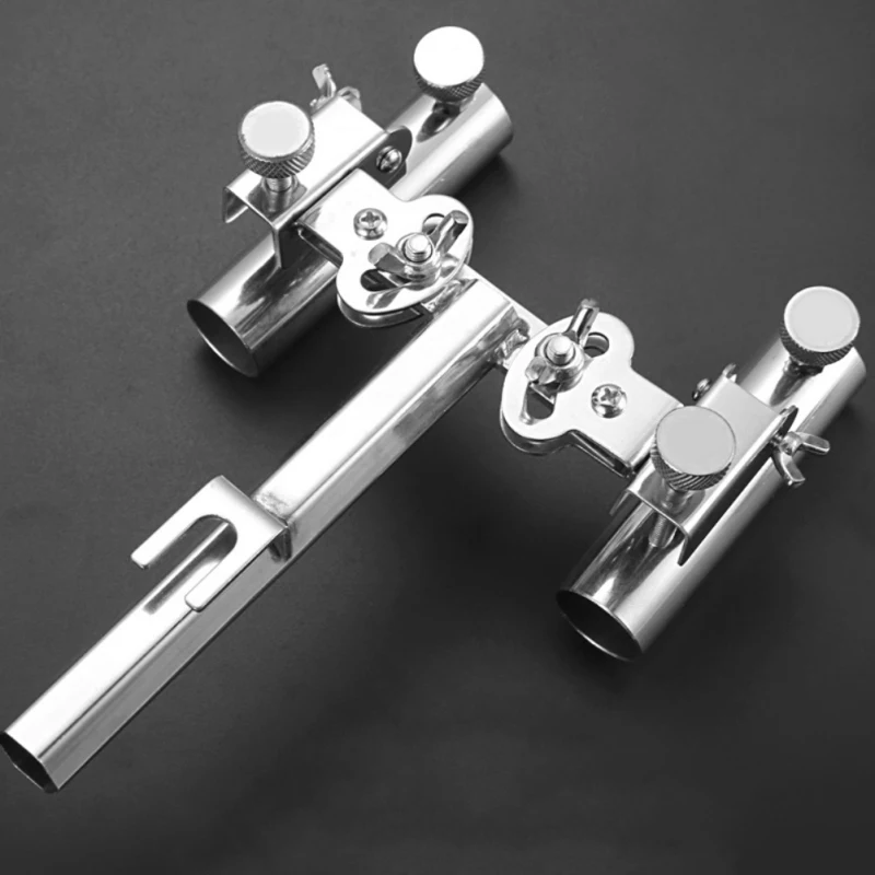 

360 Degree Adjustable Stainless Steel Fishing Rod Stand Fishing Tools Accessories Boat Rod Holder Rack Bracket Chair Mounted