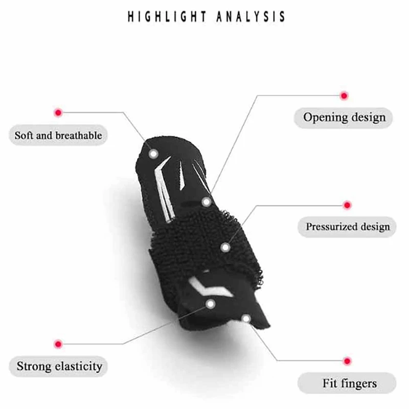 Compression Finger Splint Support Guard for Safety Sports Basketball Volleyball Football Protection Finger Joint Sleeve