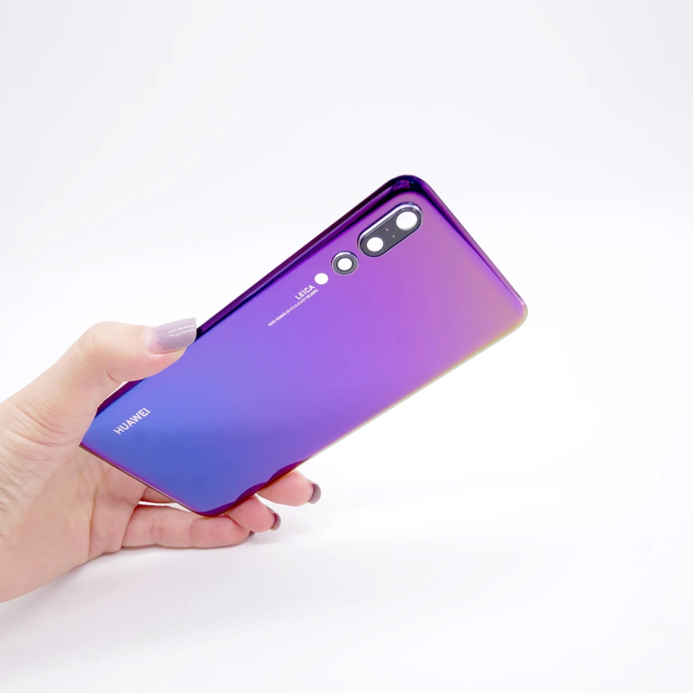 Стеклянный задний корпус для huawei P20 Pro, чехол для батареи, чехол для двери P20 Pro, Запасная часть