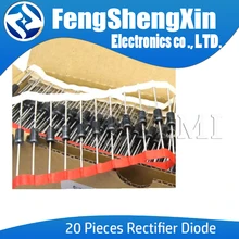 20 шт./лот Новинка с выпрямительным диодом 1N5408 1N5404 1N5401 1N5822 1N5818 UF5408 UF5402 6A10 10A10 DO-27