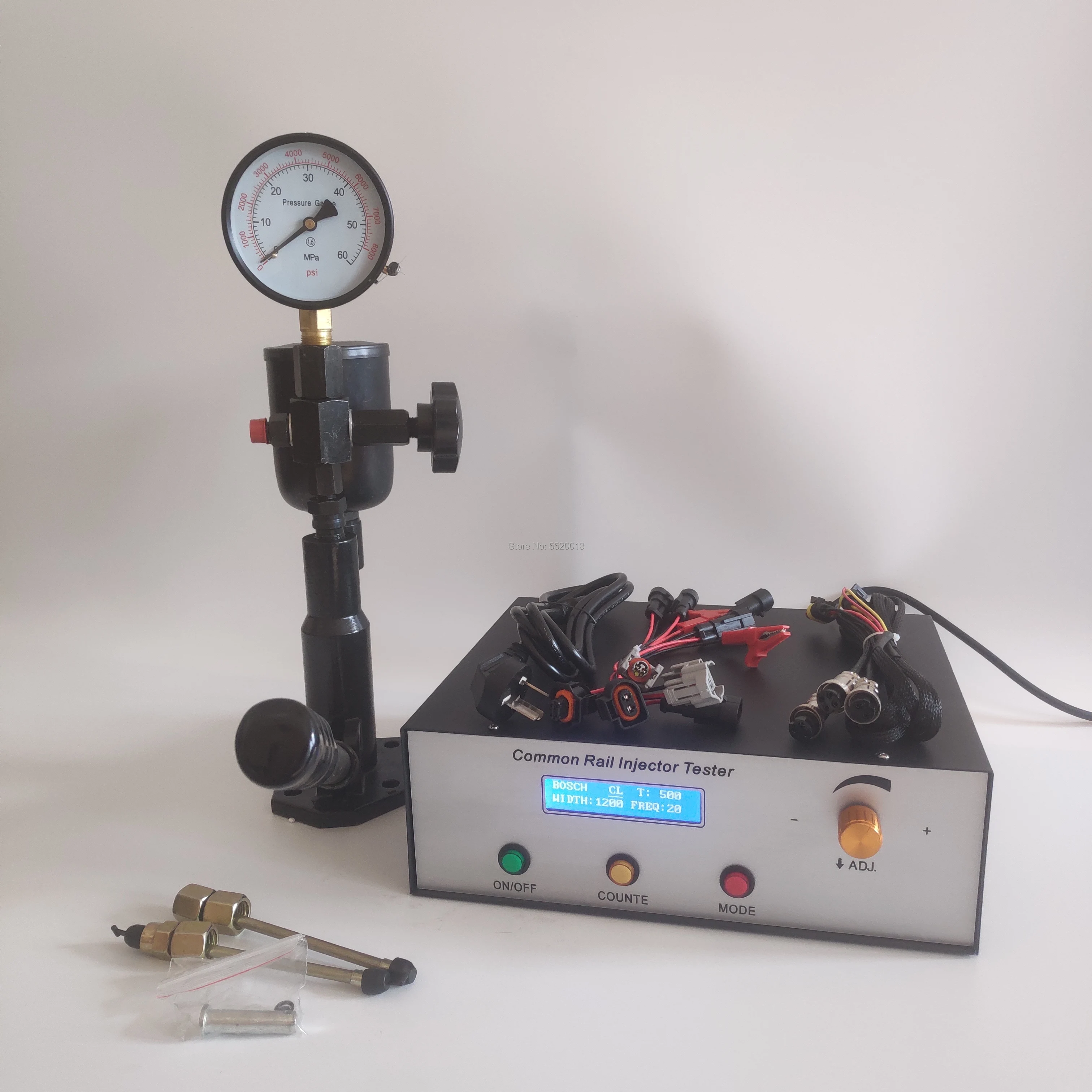 CR1000 Профессиональный инжектор common rail тестер для электромагнитных/пьезоэлектрических+ PS400A Топливная форсунка диагностический инструмент