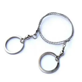

2 Pcs / Lot Outdoor Portable Emergency Chainsaws Rope Wire Survival Life-saving Saw Wire Survival Wire Saw Blade