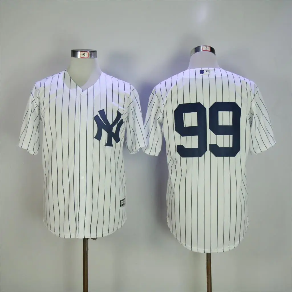 Men's New York Aaron Judge Giancarlo Stanton Gary Sanchez Didi Gregorius Gleyber Torres FLEX& Cool Base Player Jersey - Цвет: Синий