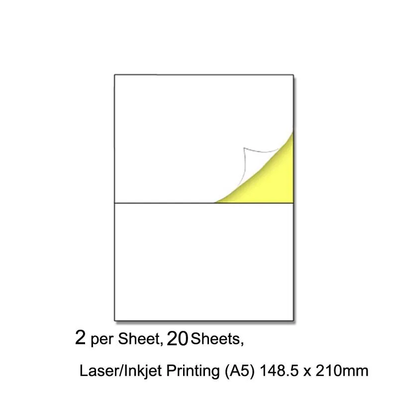 Étiquettes Autocollantes D'adresse À Angle Rond, 1050mm X 63.8mm