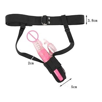 SM Belt Vibrator Harness Holder Adjustable Waist Wearable Design Constrained Forced Strap For Dildo Wand Massager Adult Sex Toys 6