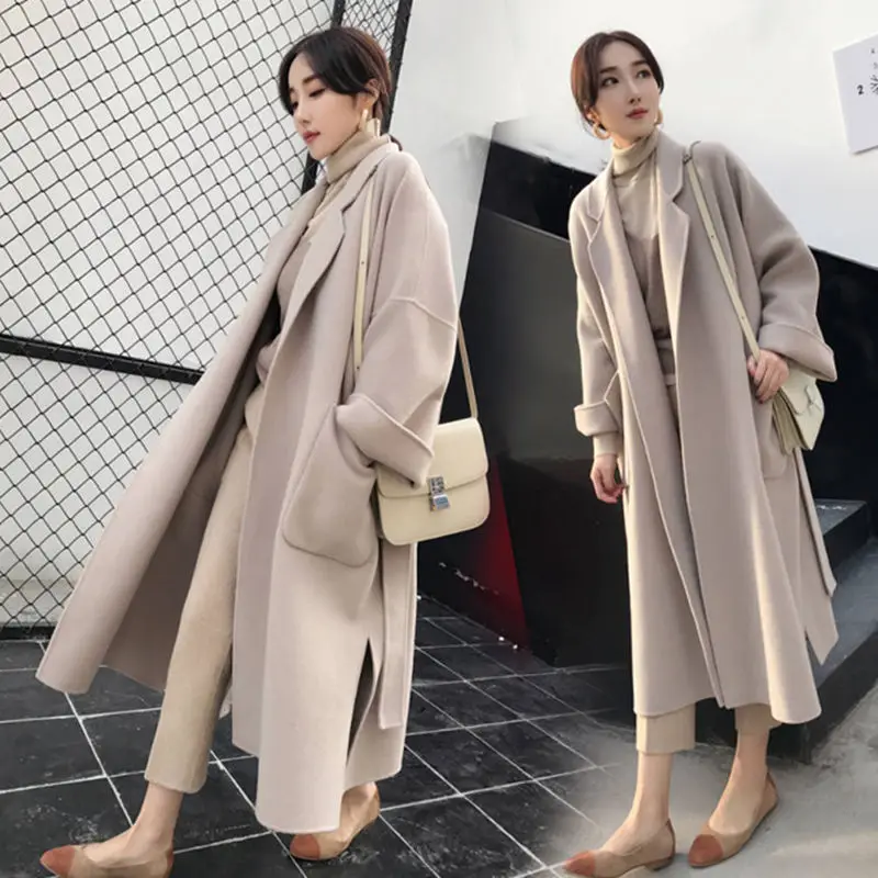 Autumn and winter new style Korean-style fur coat, thickened large-size women's coat, women's coat, loose medium and long