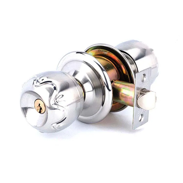 Security Interior Door Handle For Toilet Bathroom Bedroom laundry Children'room Antique Bronze Round Door Locks