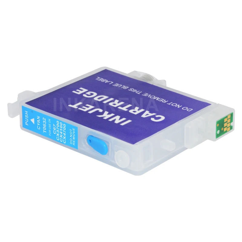 Пустой пополняемый картридж T0631 для струйного принтера Epson Stylus C67 C87 C87PE CX4100 CX4700 CX3700