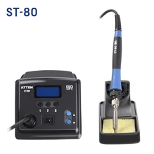 Внимание ST60 ST80 ST100 ваттов 60 ваттов 80 ваттов 100W интеллигентая(ый) и не содержит свинец паяльная станция ST-60 ST-80 ST-100