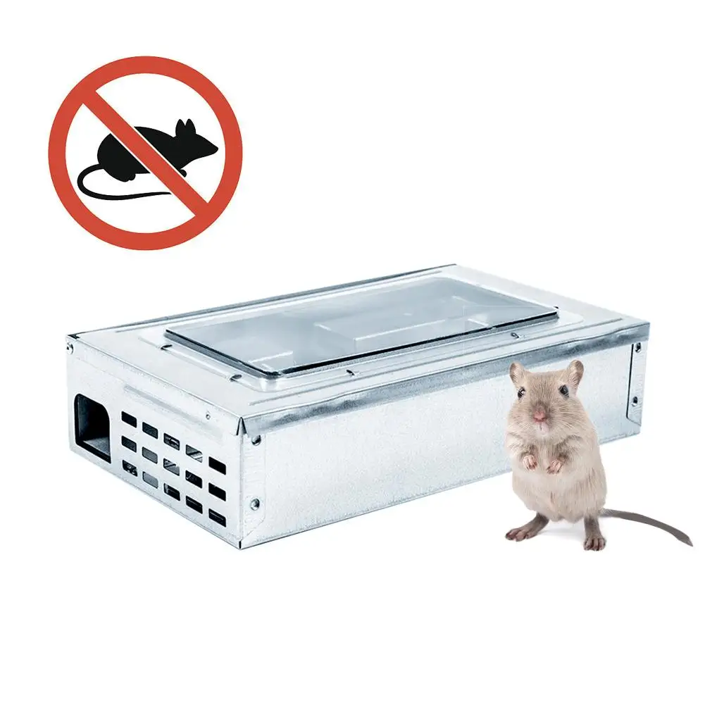 

1Pcs Mouse Trap Multifunctional Perspective Window Bait Box Mouse Trap Cage Environmental friendly for Household Use