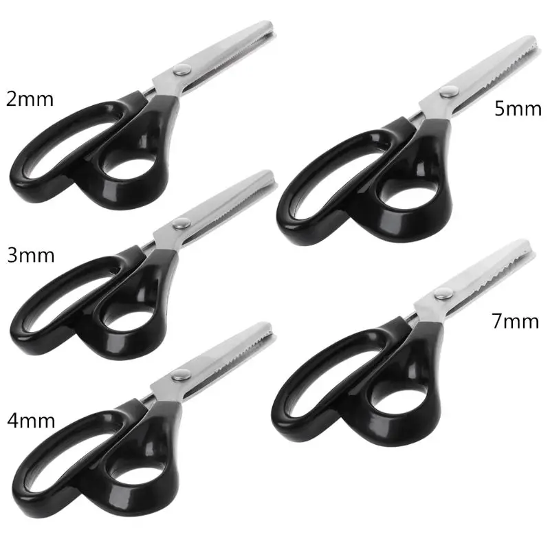 

23.5cm Zig Zag Sewing Cut Dressmaking Tailor Shear Pinking Scissor Leather Craft 94PC