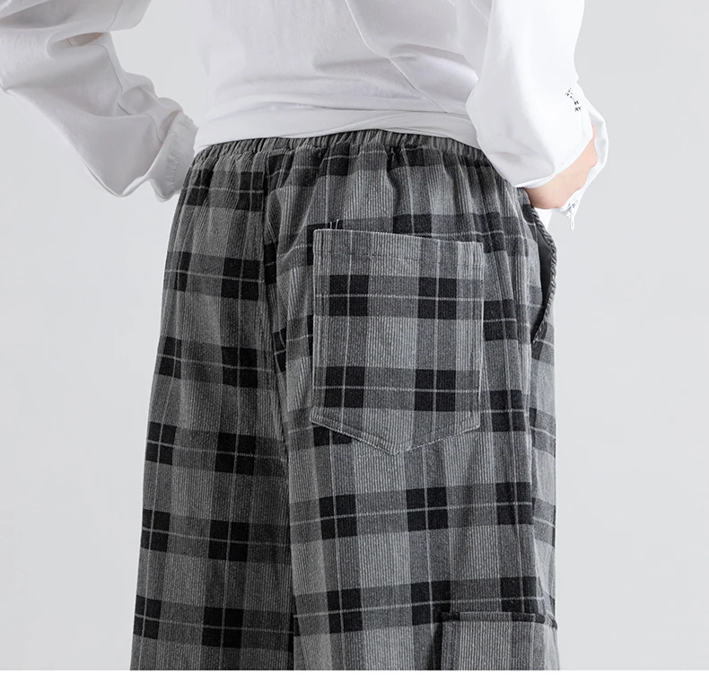 Waliicorners Men Hip Hop Casual Trousers Fashion Male Pants Wide Leg Pants Harem Pants Streetwear 22 H1c90119f16734460b6db2a60bc38ad85w