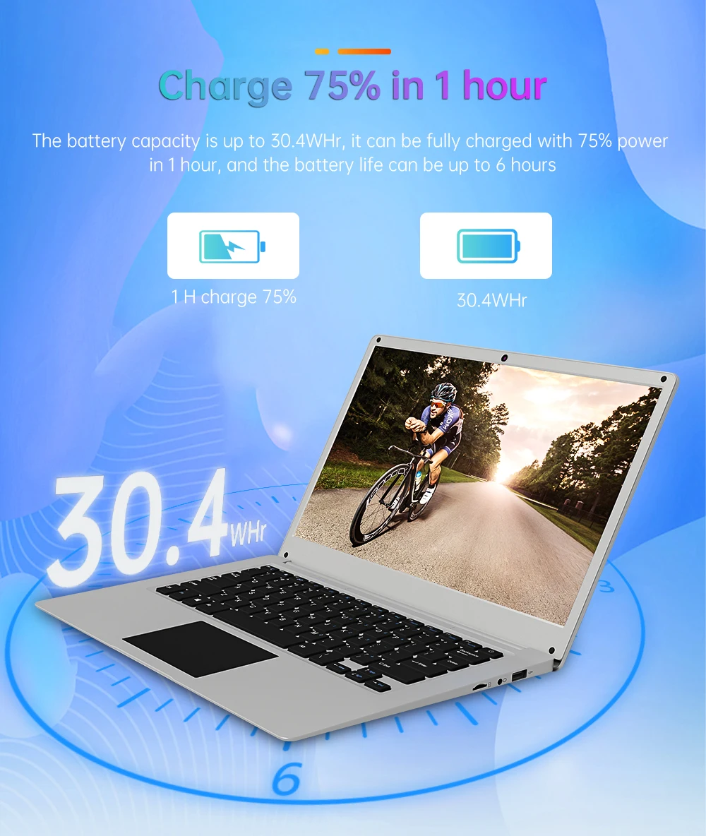 ultraslim laptops Student Laptops 13.3 Inch Intel 6GB RAM 128GB SSD Windows 10 Notebook WiFi BT 2.0 Camera for Office PC Portable Cheaper Gaming ultra slim notebook