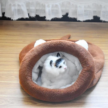 

4 Colors High Quality Pet Products Cat Bed Soft Warm Cat House Pet Mats Puppy Cushion Rabbit Bed Funny Pet Products