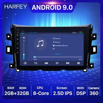 

Harfey AUX Multimedia Player Android 9.0 Car Radio 10.1'' GPS Stereo For 2011-2016 Nissan NAVARA Frontier NP300 Renault Alaskan