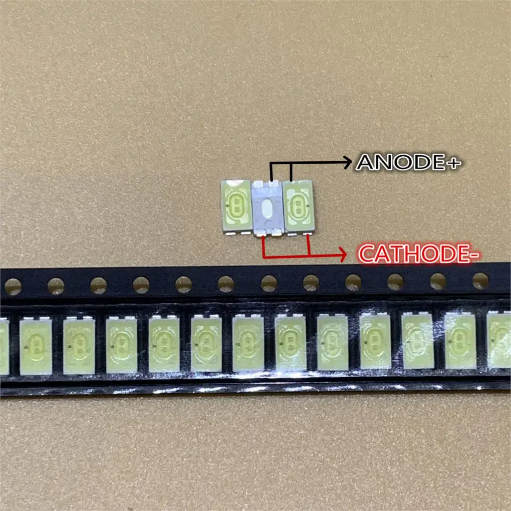 500PCS/Lot SEOUL 5630 6V 1W SMD Cold White LED With Zener High Power For LCD/TV Backlight | Электронные компоненты и