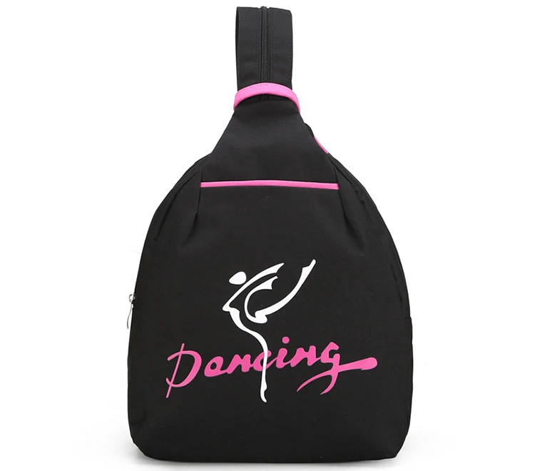 Girl Dance Bag for Girls Dance Ballet Bag For Girls Baby Children Ballerina Bag Gymnastics Backpack Kid Black Handbag - Цвет: Черный