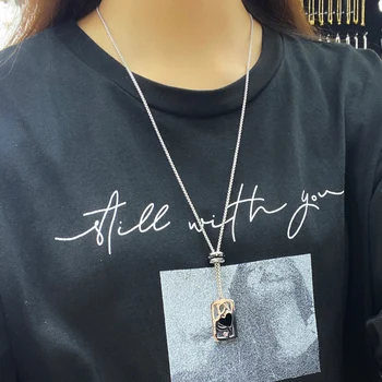 

New Fashion Simple Music Symbols Necklace For Women Wedding Gift brinco Sliver Music Note Necklace Lovers Everyday Jewelry