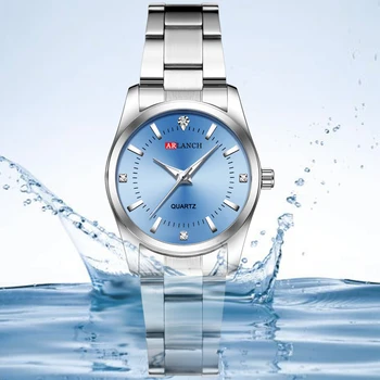 

ARLANCH Fashion Women Quartz Watch Stainless Steel Casual Waterproof Wrist Watch Women Watches Luxury Ladies Clock Reloj Mujer